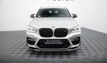 Тюнинговая накладка на передний бампер BMW X4 M F98 вер. 1 фото