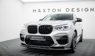 Тюнинговая накладка на передний бампер BMW X4 M F98 вер. 1 фото