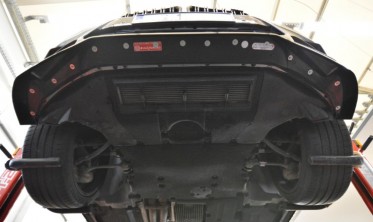 Нижня тюнінг накладка (спойлер) переднього бампера BMW X4 M F98 вар. 2 фото