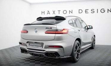 Тюнинговый диффузор (накладка) заднего бампера BMW X4 M F98 фото