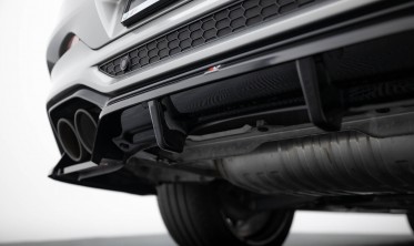 Тюнинговый диффузор (накладка) заднего бампера BMW X4 M F98 фото