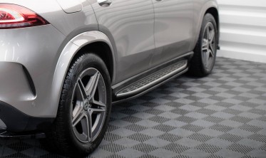 Тюнинг накладки (листвы) под боковые пороги Mercedes GLE W167 AMG / AMG-Line фото