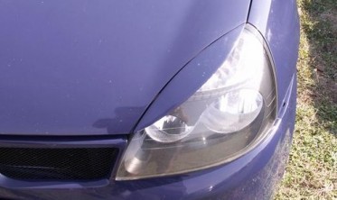 Накладки на передние фары Renault Clio 2 рестайлинг фото