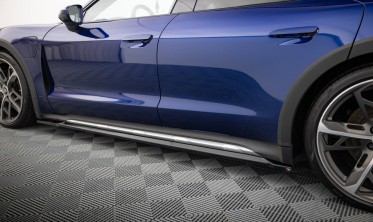 Тюнінг накладки (дифузори) під бокові пороги Porsche Taycan Cross Turismo 4S фото