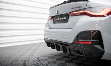 Диффузор на задний бампер (тюнинг вставка) BMW M440i Gran Coupe G26 фото