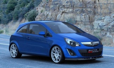 Дифузор переднього бампера Opel Corsa D рестайлінг фото