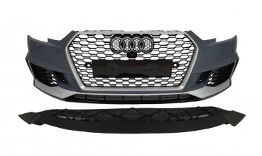 Тюнінг передній бампер для Audi A4 B9 в стилі Audi RS4 фото
