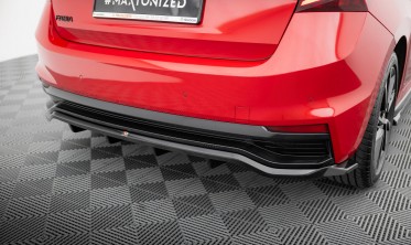 Тюнинг диффузор (накладка) заднего бампера Skoda Fabia Monte Carlo Mk4  фото