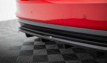 Тюнинг диффузор (накладка) заднего бампера Skoda Fabia Monte Carlo Mk4  фото