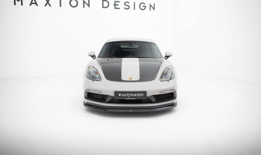 Тюнінгова нижня накладка на передній бампер Porsche 718 Cayman GTS 982c вар. 1 фото