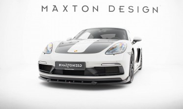 Тюнинг накладка на передний бампер Porsche 718 Cayman GTS 982c вар. 2 фото