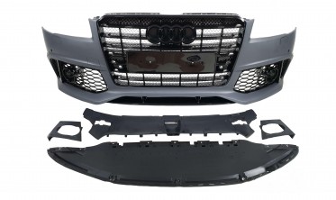 Бампер передній Audi A8 D4 в стилі W12 фото