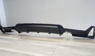Диффузор на задний бампер BMW F32 / F36 М-Performance под одинарные насадки фото