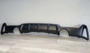 Диффузор на задний бампер BMW F32 / F36 М-Performance под одинарные насадки фото