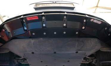 Нижняя накладка на передний бампер Tesla Model X Mk1 рестайл вар. 3 фото