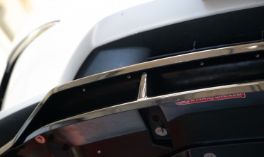 Нижняя накладка на передний бампер Tesla Model X Mk1 рестайл вар. 3 фото