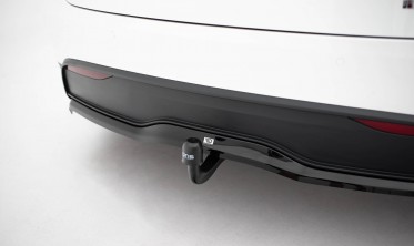 Диффузор заднего бампера Tesla Model X Mk1 рестайл вар. 2 фото