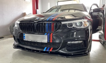 Дифузор переднього бампера BMW 5 G30 / G31 M-Pack вер.1 фото