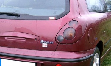 Накладки на задние фонари Fiat Bravo фото