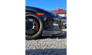 Передний диффузор + накладки на бампер Nissan GTR R35 рестайл фото