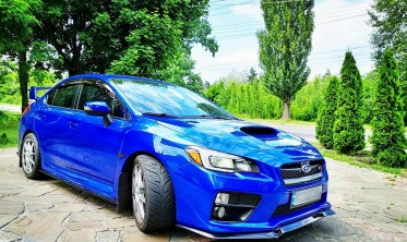 Тюнінговий дифузор переднього бампера Subaru WRX STI вер. 1 фото