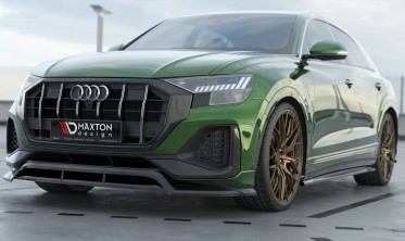 Тюнінг накладка (дифузор) на передній бампер Audi Q8 Mk1 рестайл фото