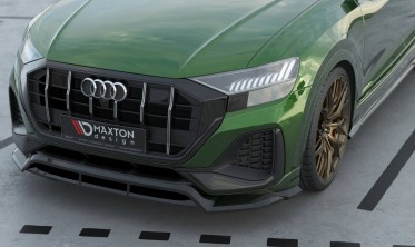 Тюнінг накладка (дифузор) на передній бампер Audi Q8 Mk1 рестайл фото