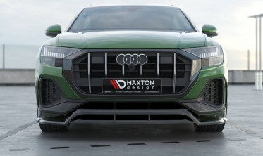 Тюнінг накладка (дифузор) на передній бампер Audi Q8 Mk1 рестайл фото