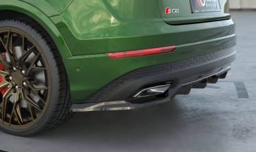 Диффузор (тюнинг накладка) на задний бампер Audi Q8 Mk1 2023- фото
