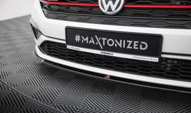 Нижний диффузор (сплиттер) на передний бампер Volkswagen Jetta GLI Mk7 вар. 2 фото