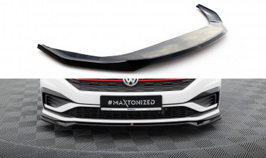 Нижний диффузор (сплиттер) на передний бампер Volkswagen Jetta GLI Mk7 вар. 2 фото