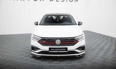Нижний диффузор (сплиттер) на передний бампер Volkswagen Jetta GLI Mk7 вар. 2 фото