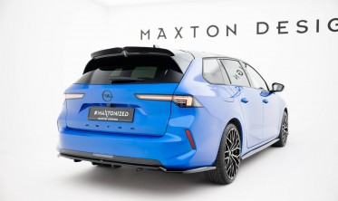 Тюнінг дифузор (накладка) на задній бампер Opel Astra L MK5 Sports Tourer фото