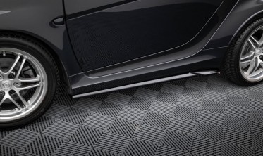 Нижние накладки на боковые пороги Brabus Smart Fortwo C451 рестайл фото