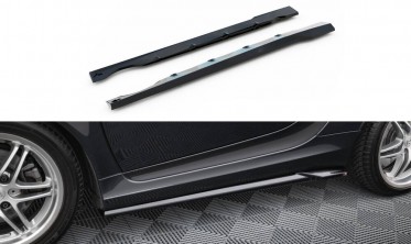 Нижние накладки на боковые пороги Brabus Smart Fortwo C451 рестайл фото