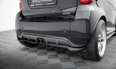Тюнинг диффузор (накладка) на задний бампер Brabus Smart Fortwo C451 рестайл фото
