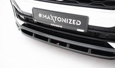 Тюнінгова накладка на передній бампер Volkswagen T-Roc R Mk1 фото