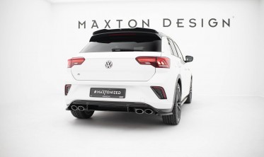 Центральна накладка Street Pro на задній бампер Volkswagen T-Roc R Mk1 фото