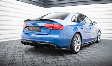 Бокові тюнінг накладки заднього бампера Audi S4 Sedan B8 фото