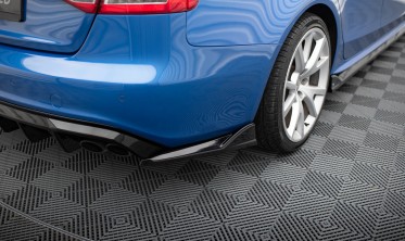Бокові тюнінг накладки заднього бампера Audi S4 Sedan B8 фото