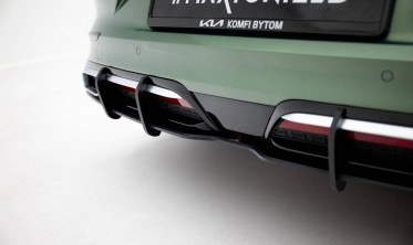 Тюнинг диффузор Street Pro на задний бампер Kia Proceed GT-Line Mk1 рестайл фото