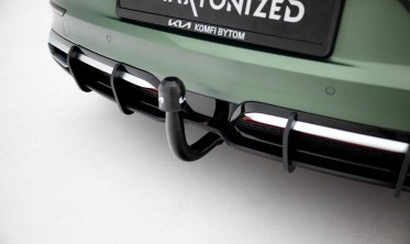 Тюнинг диффузор Street Pro на задний бампер Kia Proceed GT-Line Mk1 рестайл фото