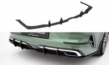 Тюнинг диффузор Street Pro на задний бампер Kia Proceed GT-Line Mk1 рестайл фото