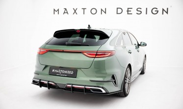 Тюнинг диффузор Street Pro на задний бампер Kia Proceed GT-Line Mk1 рестайл фото