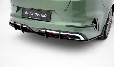 Тюнинг диффузор Street Pro на задний бампер Kia Proceed GT-Line Mk1 рестайл фото