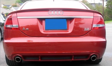 Спойлер багажника Audi A6 C6 из трех частей фото