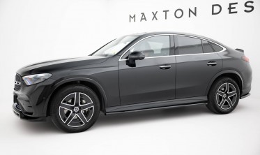 Тюнинг диффузоры (накладки) на боковые пороги Mercedes GLC Coupe AMG-Line C254 фото