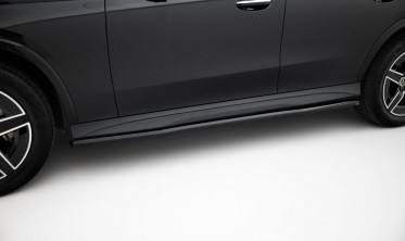 Тюнинг диффузоры (накладки) на боковые пороги Mercedes GLC Coupe AMG-Line C254 фото