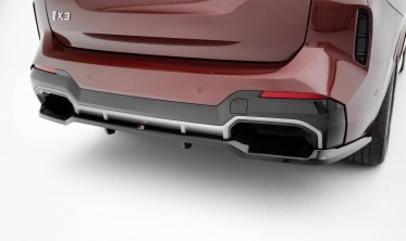 Тюнинговый диффузор заднего бампера BMW iX3 M-Pack G08 рестайл фото
