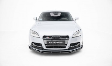 Нижний диффузор переднего бампера Audi TT S / TT S-Line 8J рестайл вар. 3 фото